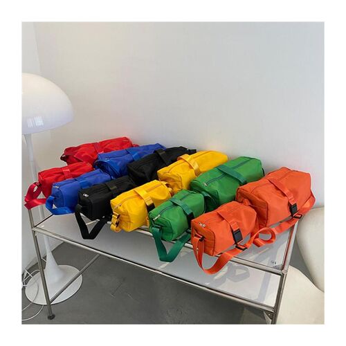 Oxford Cloth Shoulder Bag Women Solid Color Messenger Bags U