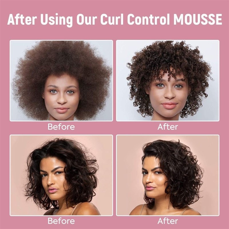 卷发定型慕斯保湿防毛躁保持卷曲Curly Hair Mousse