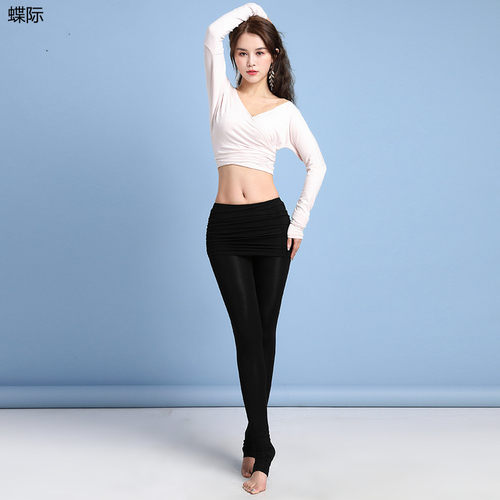 新款秋冬肚皮舞练功服瑜伽服裤子
