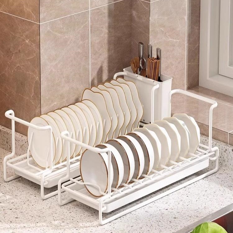 厨房台面碗盘置物架窗台窄款碗碟架橱柜内盘子收纳碗柜沥水碗盘架