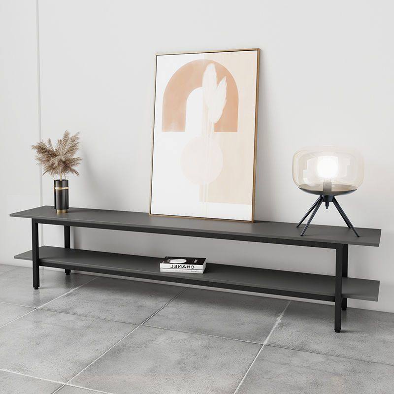 铁艺电视柜简约现代储物柜子客厅家用小户型卧室边柜落地电视机柜