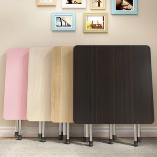 多功能折叠吃饭小饭桌简易正方形方桌可吃饭桌子木头家用餐桌