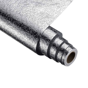 加厚厨房防油贴纸耐高温灶台墙纸防水防潮自粘厨柜贴膜铝箔锡箔纸