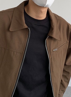 Timpeake水洗复古夹克vintage外套男新款高街复古黑色休闲J151