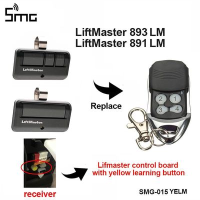 兼容国外车库门遥控器 chamberlain liftmaster 891LM 893lm