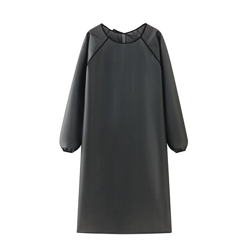 加长加大围裙长袖免洗防水防油家用厨房罩衣餐饮专用水产定制印字