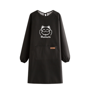 时尚防水围裙厨房家用做饭围腰餐饮专用罩衣女工作服定制logo印字