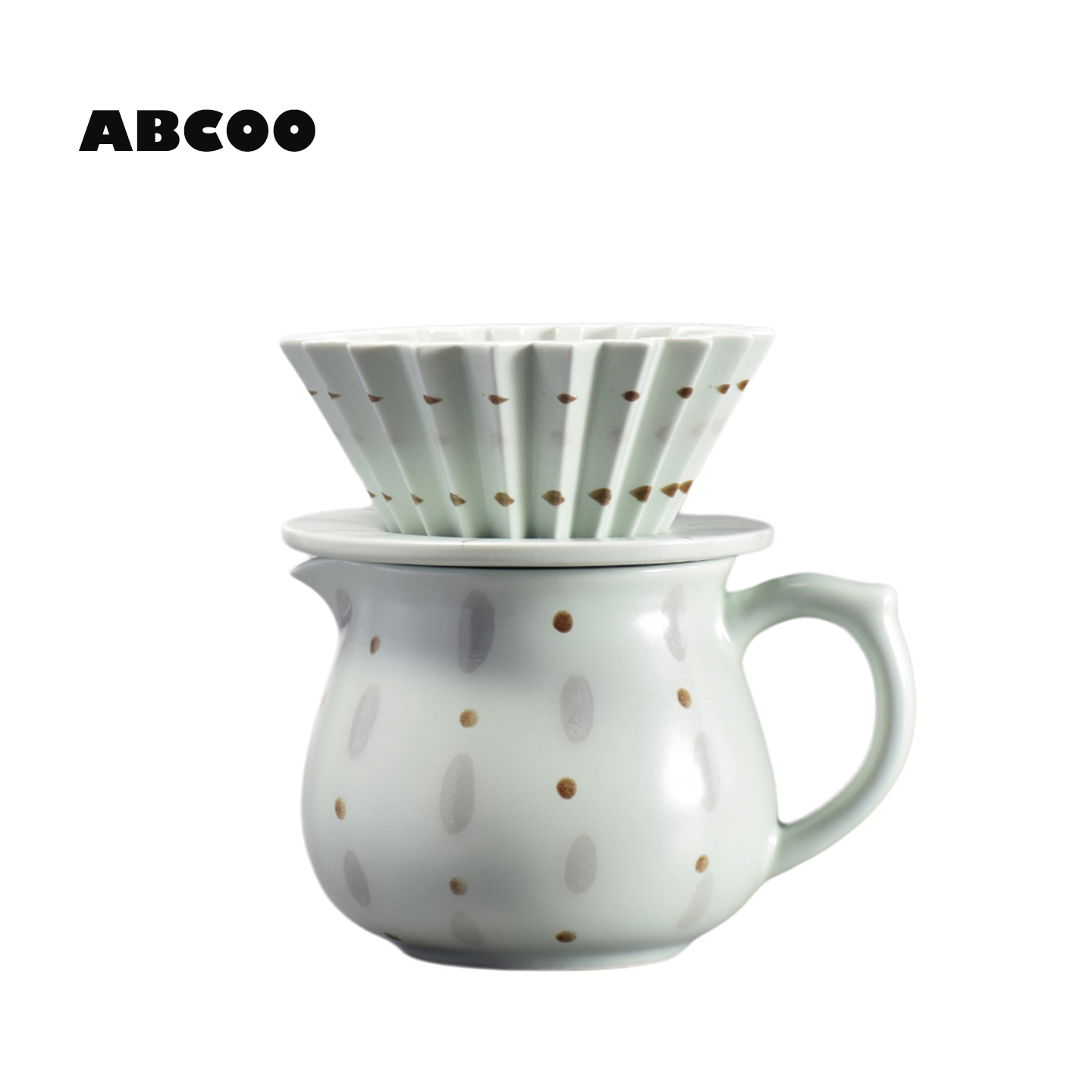 ABCOO陶瓷手冲咖啡壶套装V60滤杯