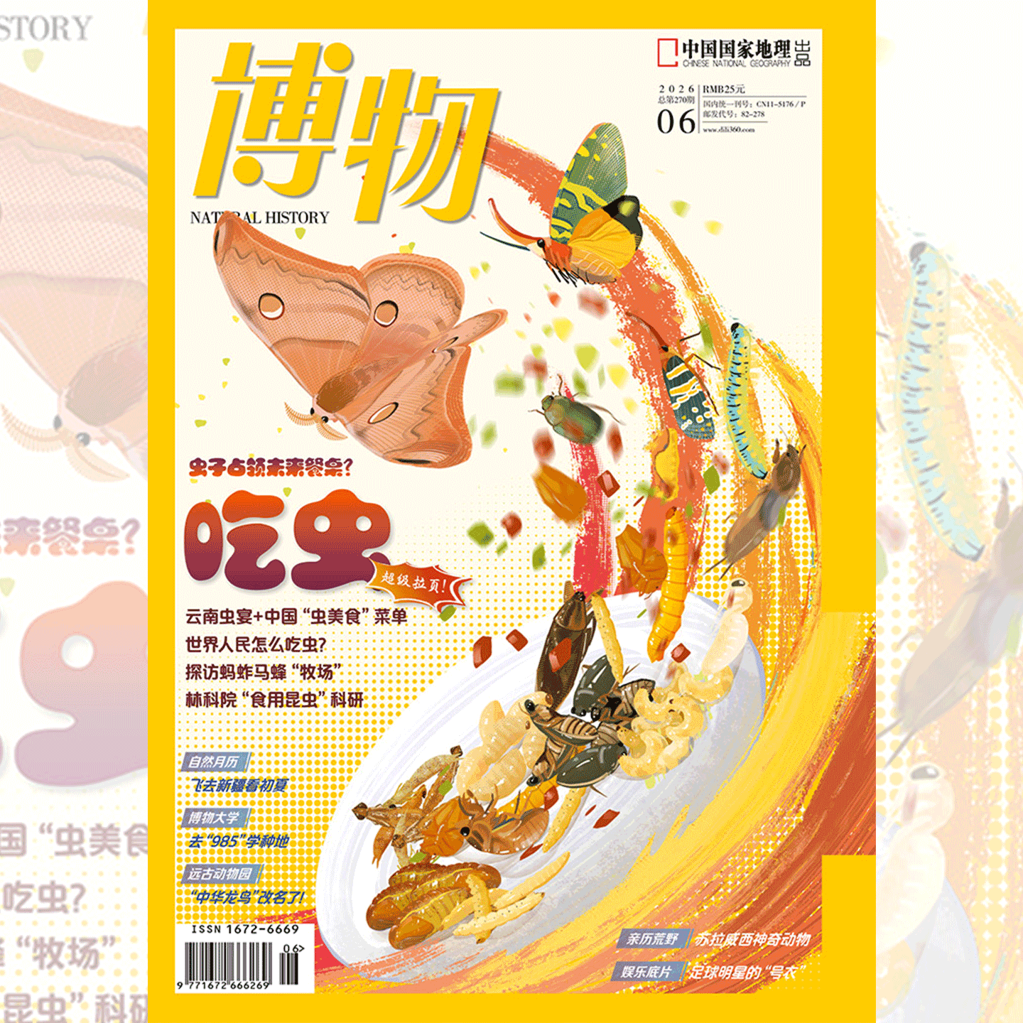 博物 2026年6月 专题 云南虫宴 含拉页海报】 博物杂志 /典藏 订阅/远古动物园/怪怪宠物箱 2026年1/2/3/4/5/6/7/8/9/10/11/12月