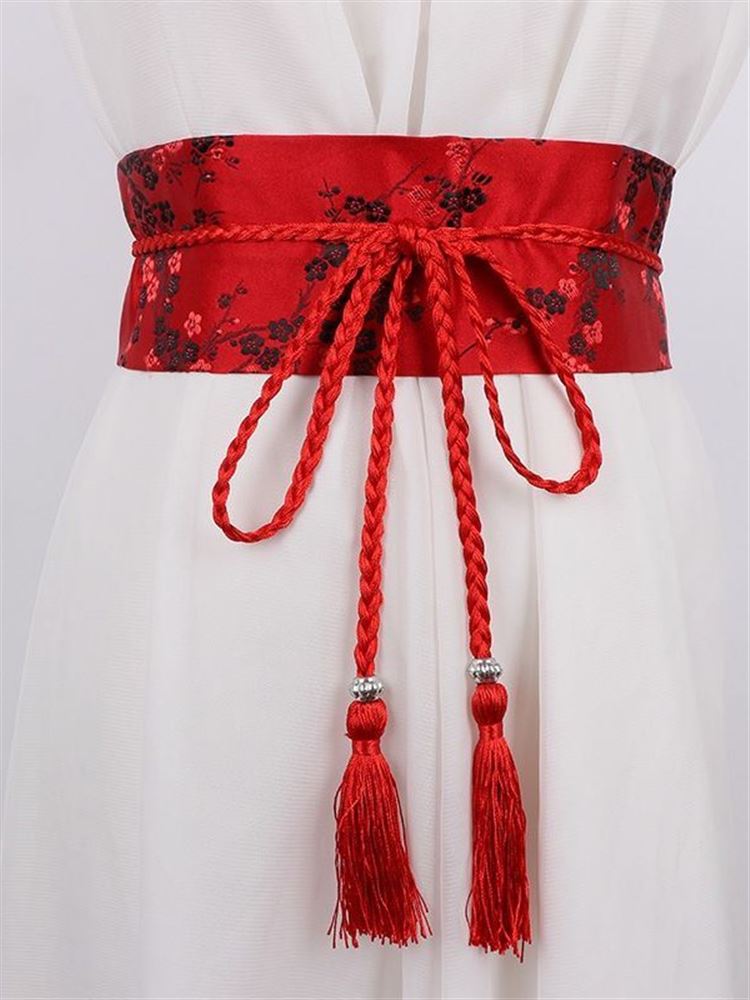 汉服腰封配饰腰带古风中国风刺绣绑带束腰气质通用复古时尚腰装饰