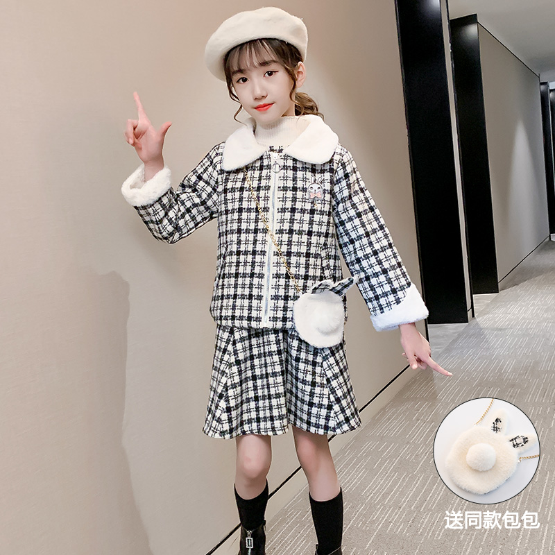 星星年华-童童熊制衣&TTX528兔耳朵呢子套装童装童装