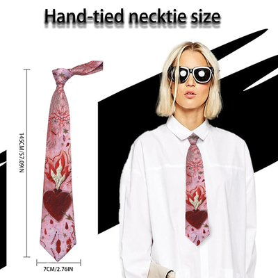 文艺粉色小众领带衬衫