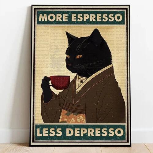 怀旧复古酒吧咖啡馆装饰画餐边柜