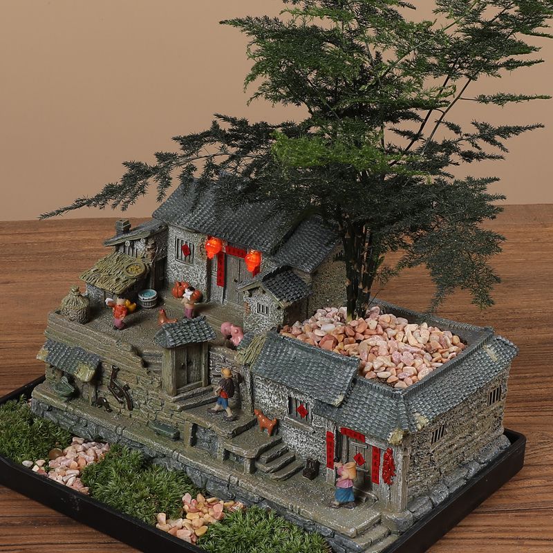 。苔藓微景观造景老房子