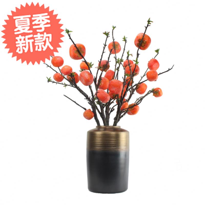 柿子花瓶花艺价格 柿子花瓶花艺图片 星期三 柿子花瓶花艺价格 柿子花瓶花艺图片 星期三