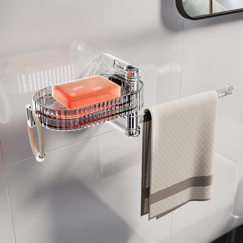 免打孔肥皂盒壁挂式