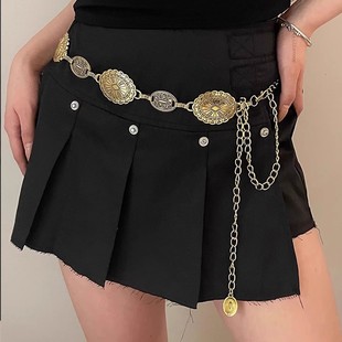 腰带女2025新款 皮带 小众设计感装 饰腰链百搭复古配连衣裙子牛仔裤