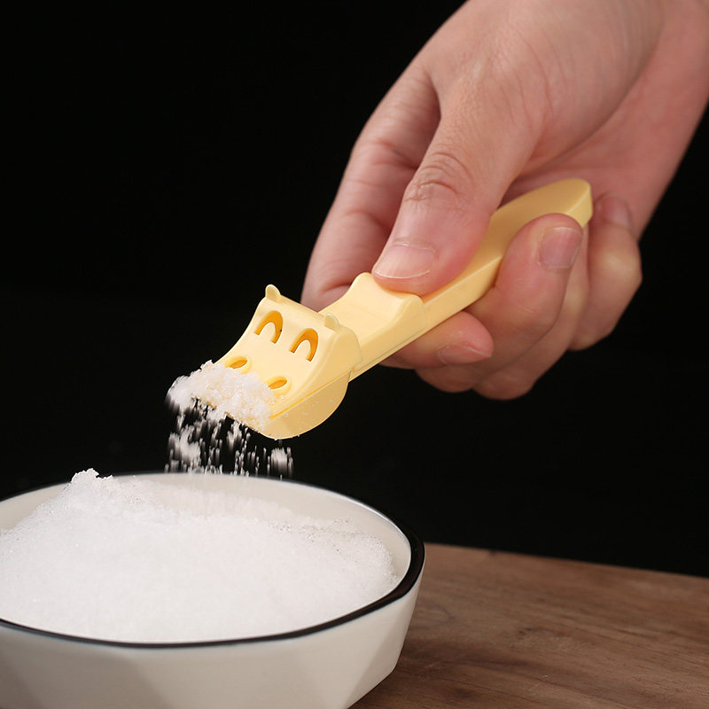 2克控盐勺子定量盐罐神器家用按压式撒盐瓶防潮厨房限盐刻度量勺