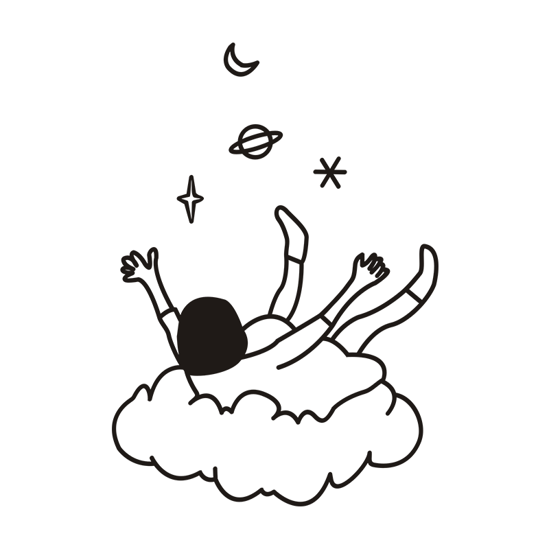 落入亚克力ins卧室床头立体墙贴