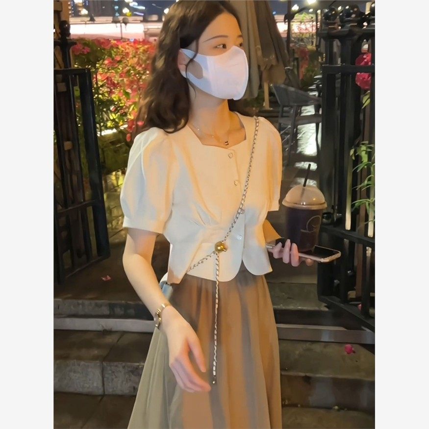 小众不撞款套装小个子穿搭两件套女装2025新款半身裙子夏季高级感