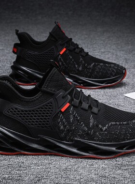 Runnning Sports Sneakers Shoes Men Flat Lace Up Fashion Mens