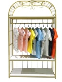 北欧轻奢衣架收纳架落地服装 店展示架卧室内网红衣帽架家用挂衣i.
