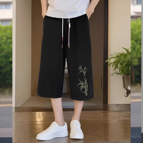 大码短裤男夏季薄款七分裤