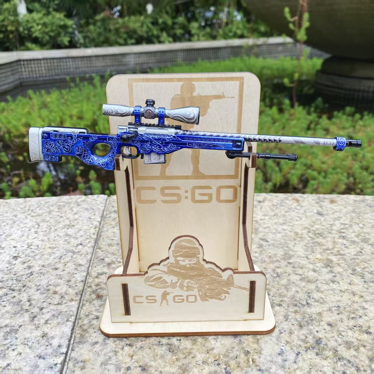 CSGO游戏周边AWP永恒之枪模型摆件合集锌合金饰品挂件不可发射