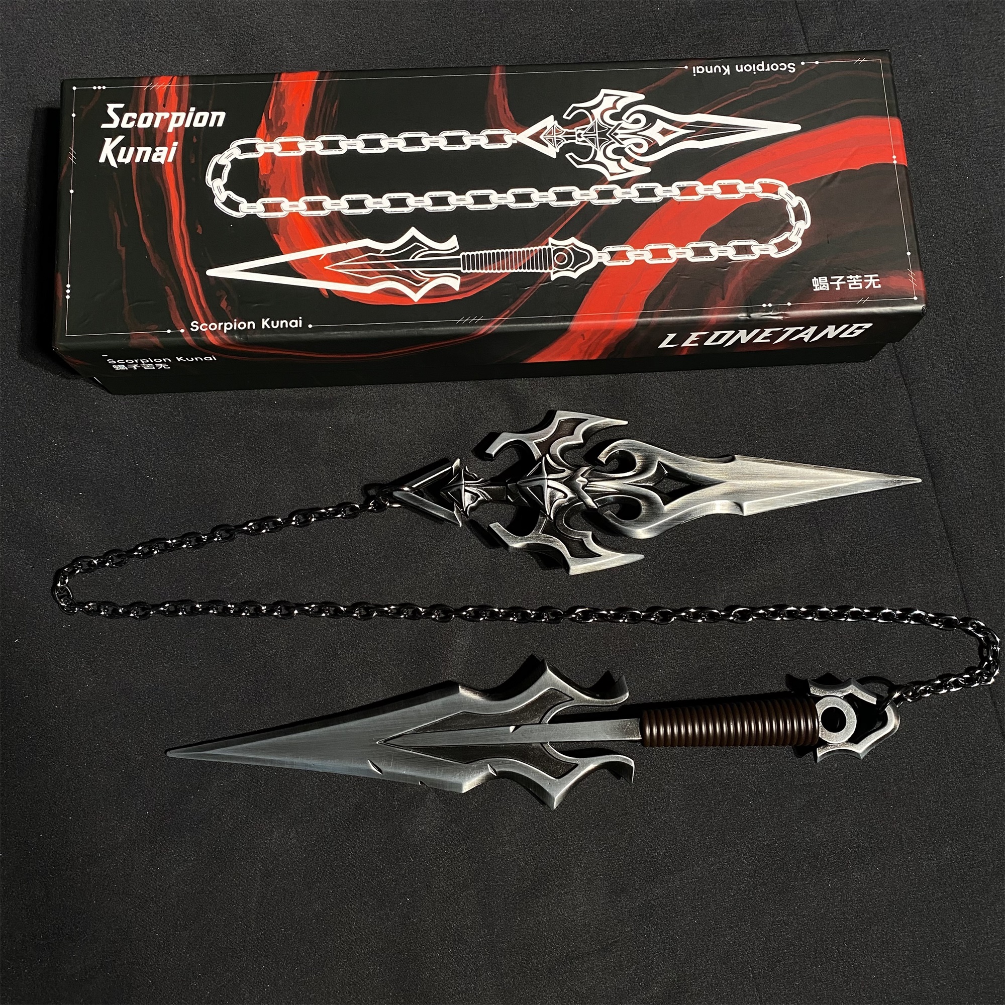 蝎子苦无实物模型摆件