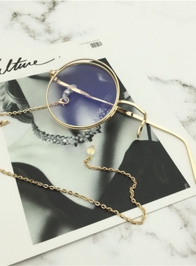 单片眼镜怪盗基德阿蒙单只半边单边眼镜复古英伦夹眼鼻式有度数