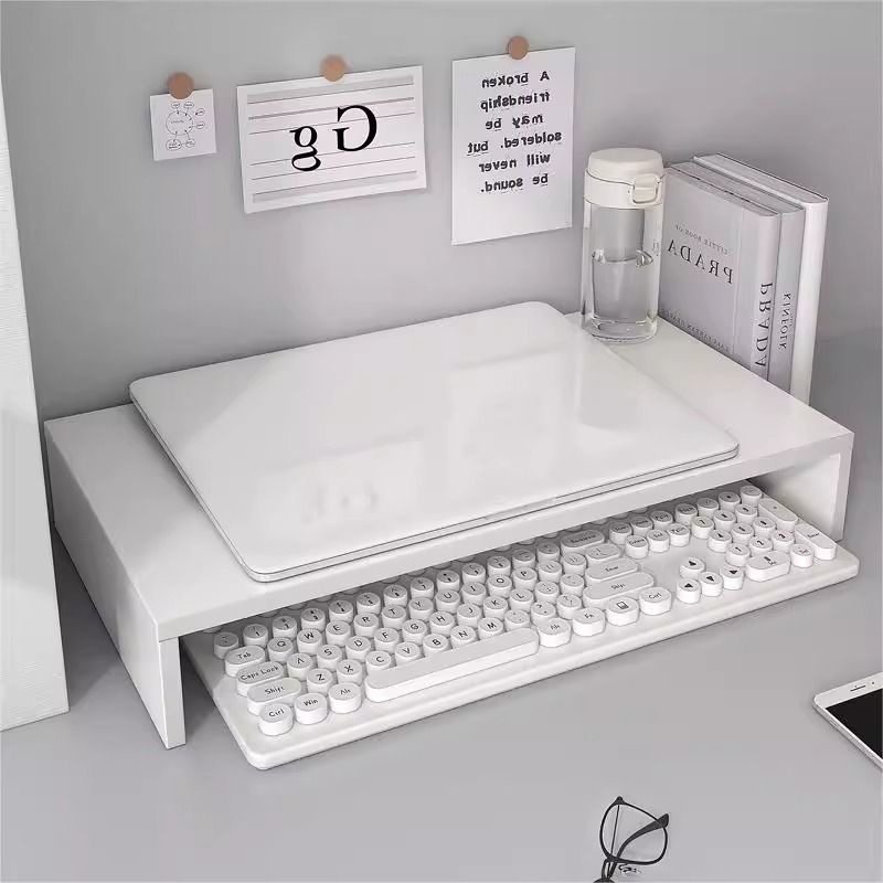 笔记本增高架桌面收纳台式电脑支架办公桌宿舍桌上分层垫高置物架