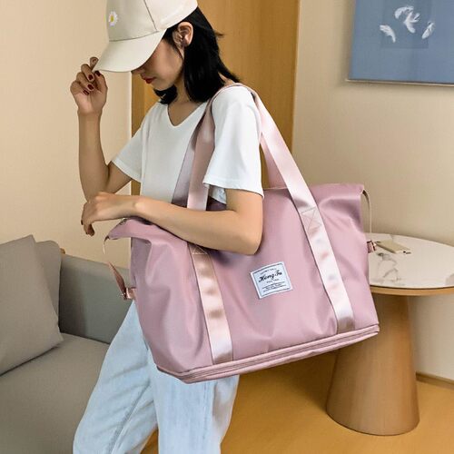 旅行包女干湿分离手提单肩包轻便衣物收纳包健身包男防水行李袋子