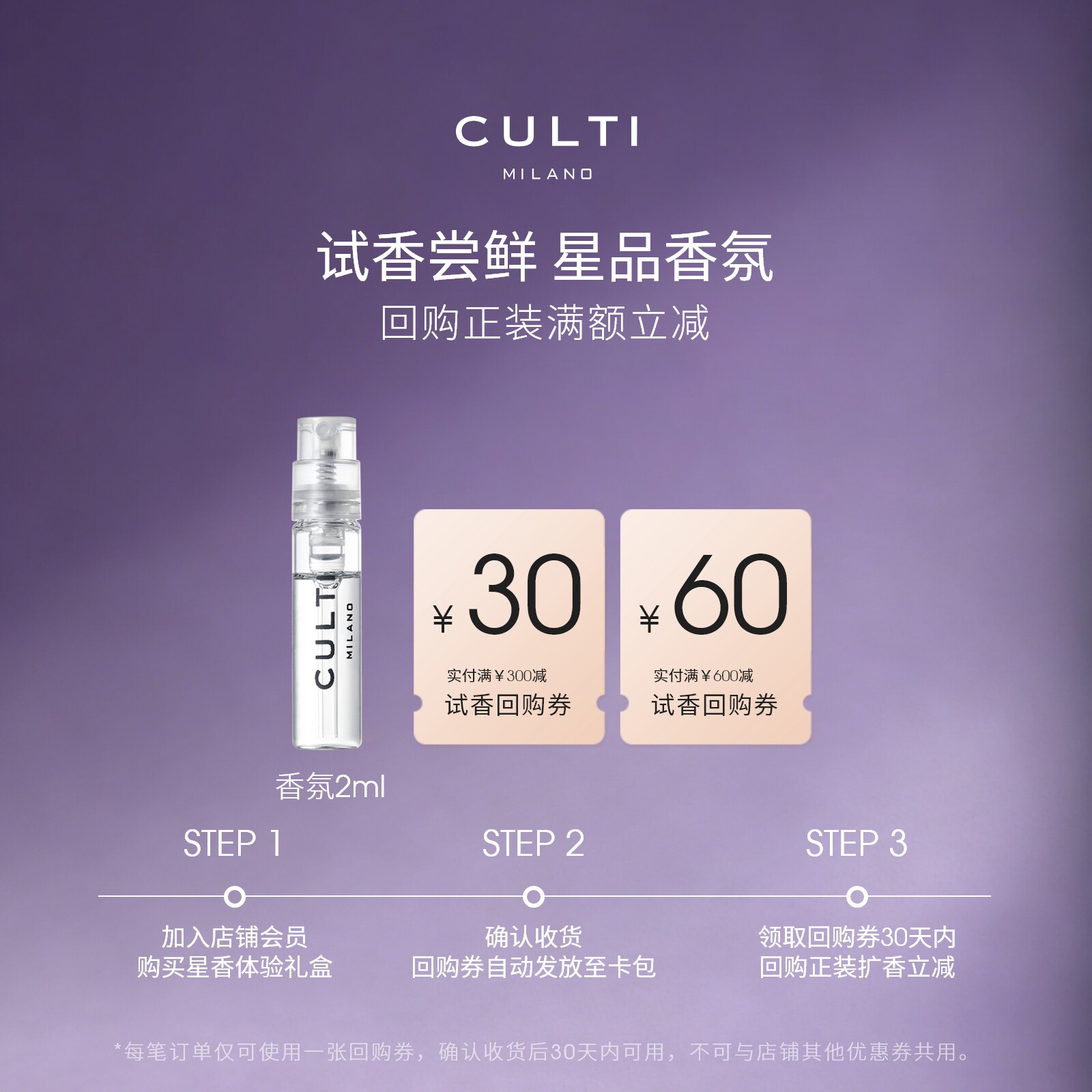 CULTI香氛香体喷雾2ml