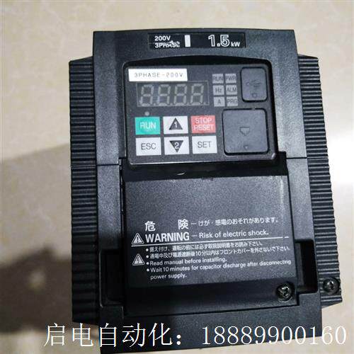 日立变频器WJ200-01l5LF,拆机实物图,成色漂亮,功能