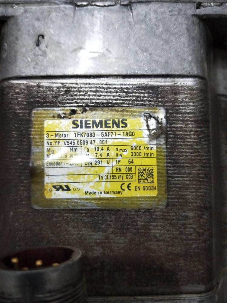 二手拆机西门子伺服电机1FK7083–5AF71–1AGO