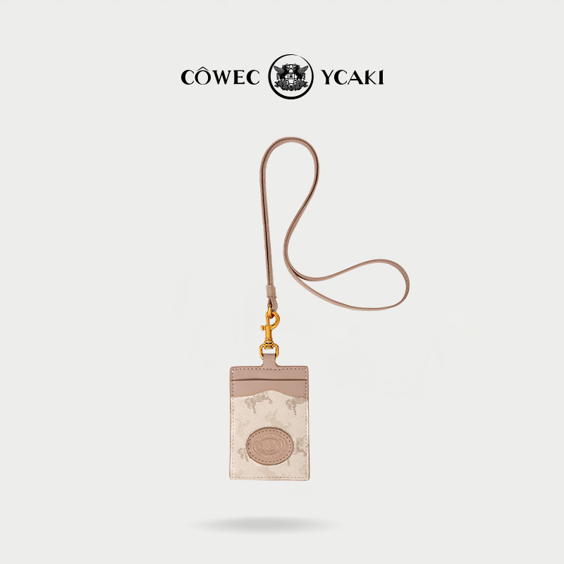CYWE工作证件套工作牌证件卡套挂脖工牌胸牌挂绳精致小巧卡包女
