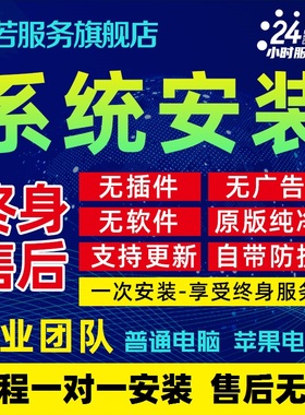 远程安装电脑系统重装win10/11/7纯净版专业版台式笔记本升级刷机