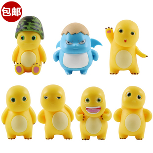 奶龙蛋糕装饰摆件可爱黄色胖胖小恐龙网红儿童宝宝生日烘焙插件