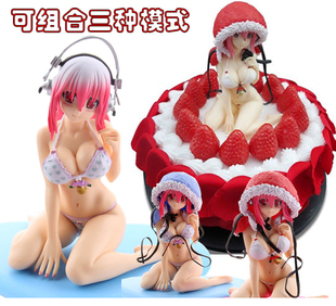 索尼子蛋糕装饰摆件创意可爱比基尼美女娃娃网红女神生日烘焙插件