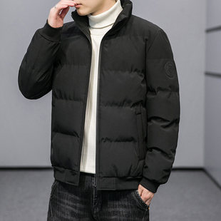 2021冬季男士棉衣黑色羽绒青年棉服宽松休闲加厚保暖短款外套潮