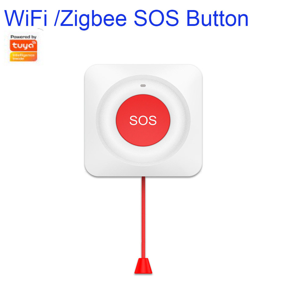 涂鸦zigbee紧急按钮养老院SOS求救按钮wifi 按钮远程老人小孩报警