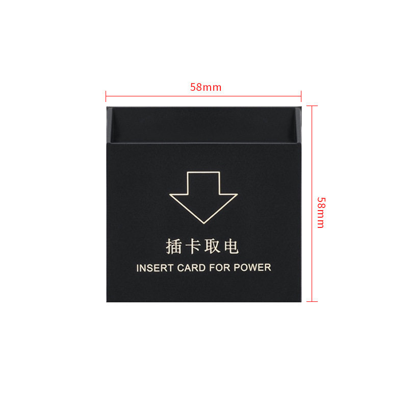 pc面盖面板58mm酒店宾馆民宿任意卡机械式插卡取电开关插座可刻字,电子/电工,开关插座套装,淘宝优惠券,粉丝福利购,淘宝优惠卷