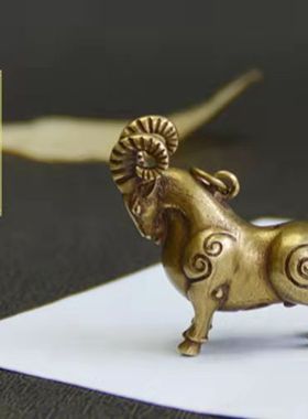 复古黄铜十二生肖汽车