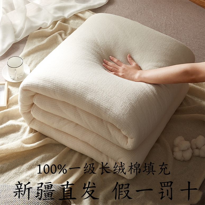 单人被褥纯棉花被棉被芯加厚保暖