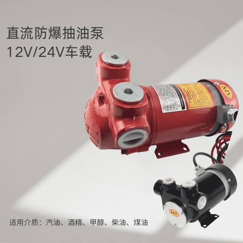 正友康电动12~220v防爆泵柴油泵手提式大流量加油机神器
