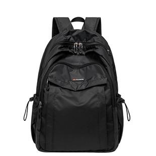 双肩包男202新款 简约大容量旅行背包女休闲轻便高中大学生书包男