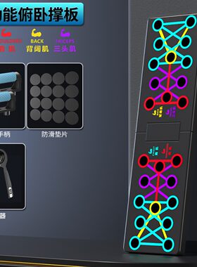 俯卧撑多功能俄挺支架仰卧板腹肌锻炼家用胸肌训练健身器材