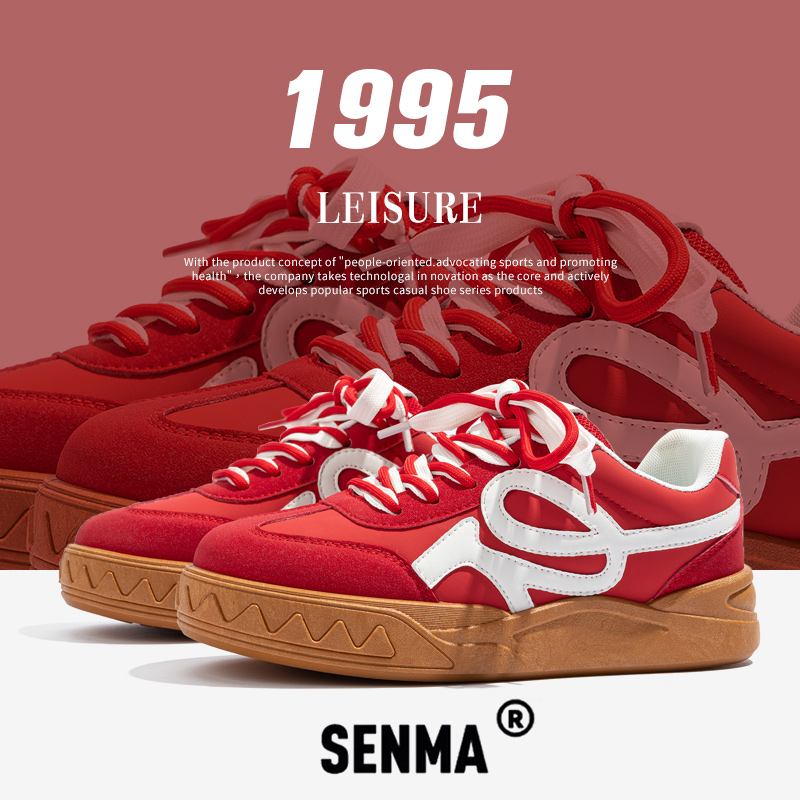 森马春云系列板鞋女2025新款软底复古阿甘鞋潮流小众拼色休闲鞋子