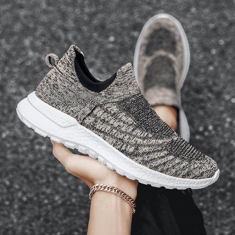 多运动走路鞋男鞋套脚跑步鞋情侣款飞织踩屎感透气百搭鞋轻便网鞋,流行男鞋,健步鞋,淘宝优惠券,粉丝福利购,淘宝优惠卷