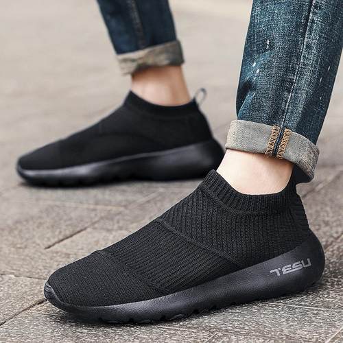 多走路男女情侣款轻便软底网面鞋